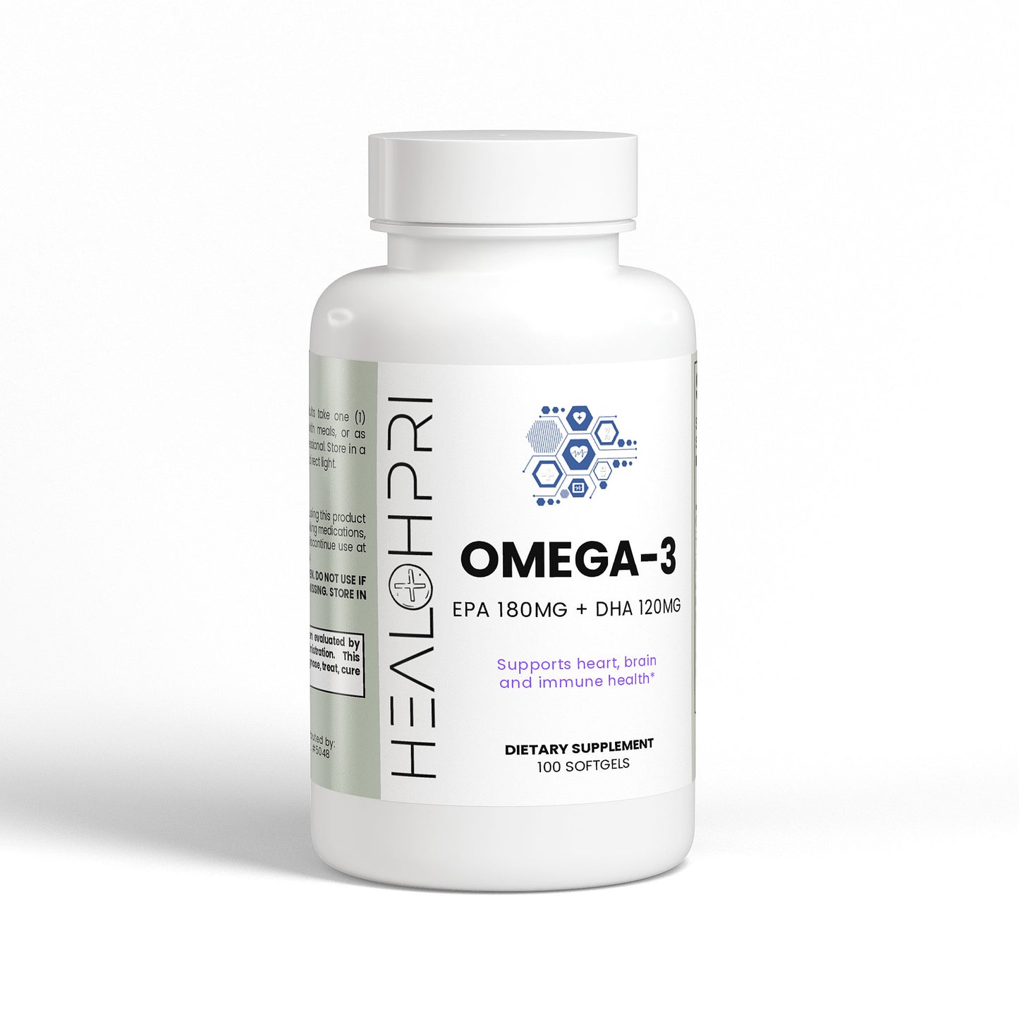 HEALTHPRI Omega-3 Essential EPA/DHA, Fish Oil & Omega Fatty Acids. 🌟Premium Ingredients🌟 - ✅ FREE USA SHIPPING ✅ - 😃Feel Great😃 Healthpri.com