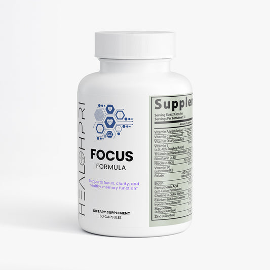 HEALTHPRI Focus, 🧠 Nootropics 🧠. 🌟Premium Ingredients🌟 - ✅ FREE USA SHIPPING ✅ - 😃Feel Great😃 Healthpri.com