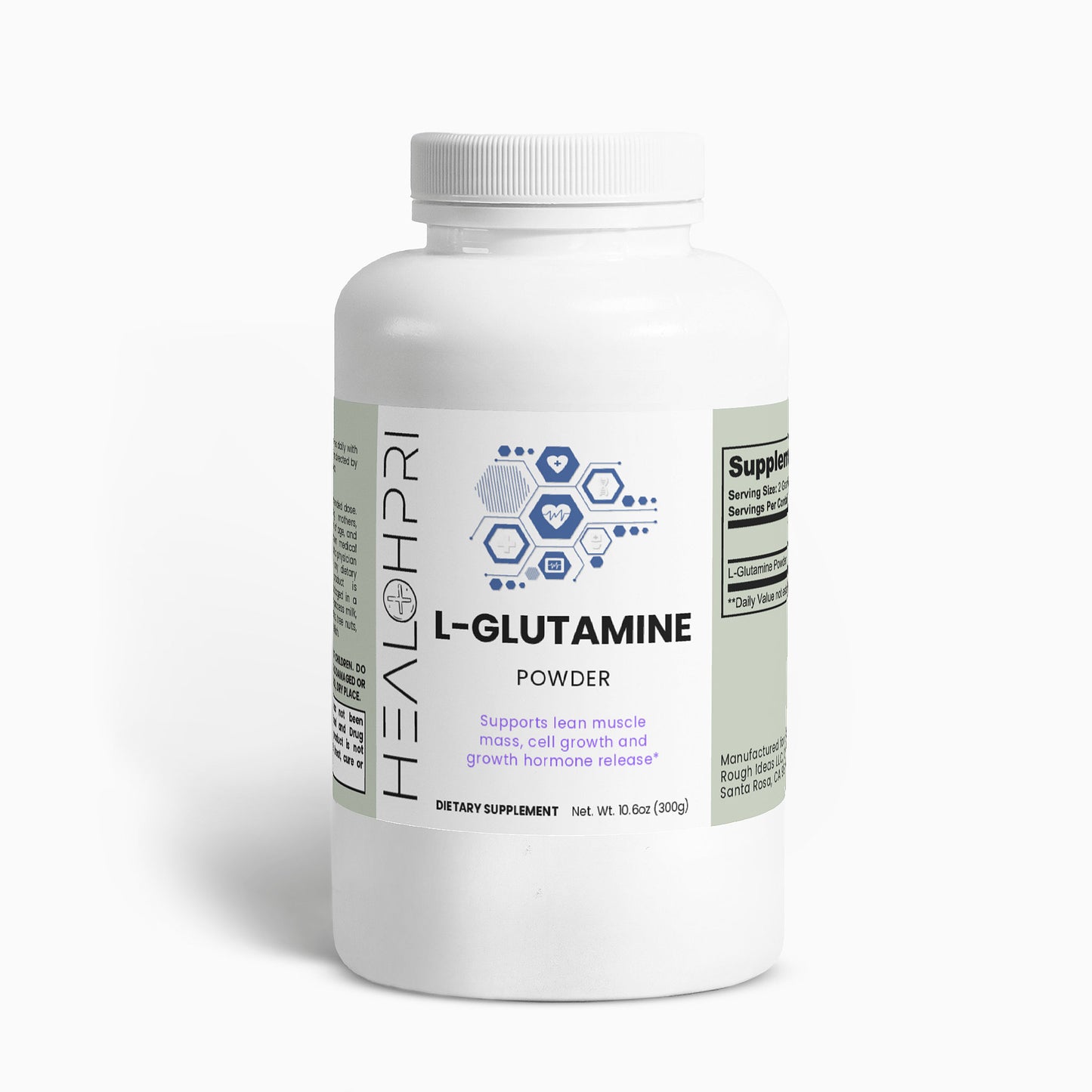 HEALTHPRI Ultra-Pure L-Glutamine Powder, Amino Acids & Blends. 🌟Premium Ingredients🌟 - ✅ FREE USA SHIPPING ✅ - 😃Feel Great😃 Healthpri.com