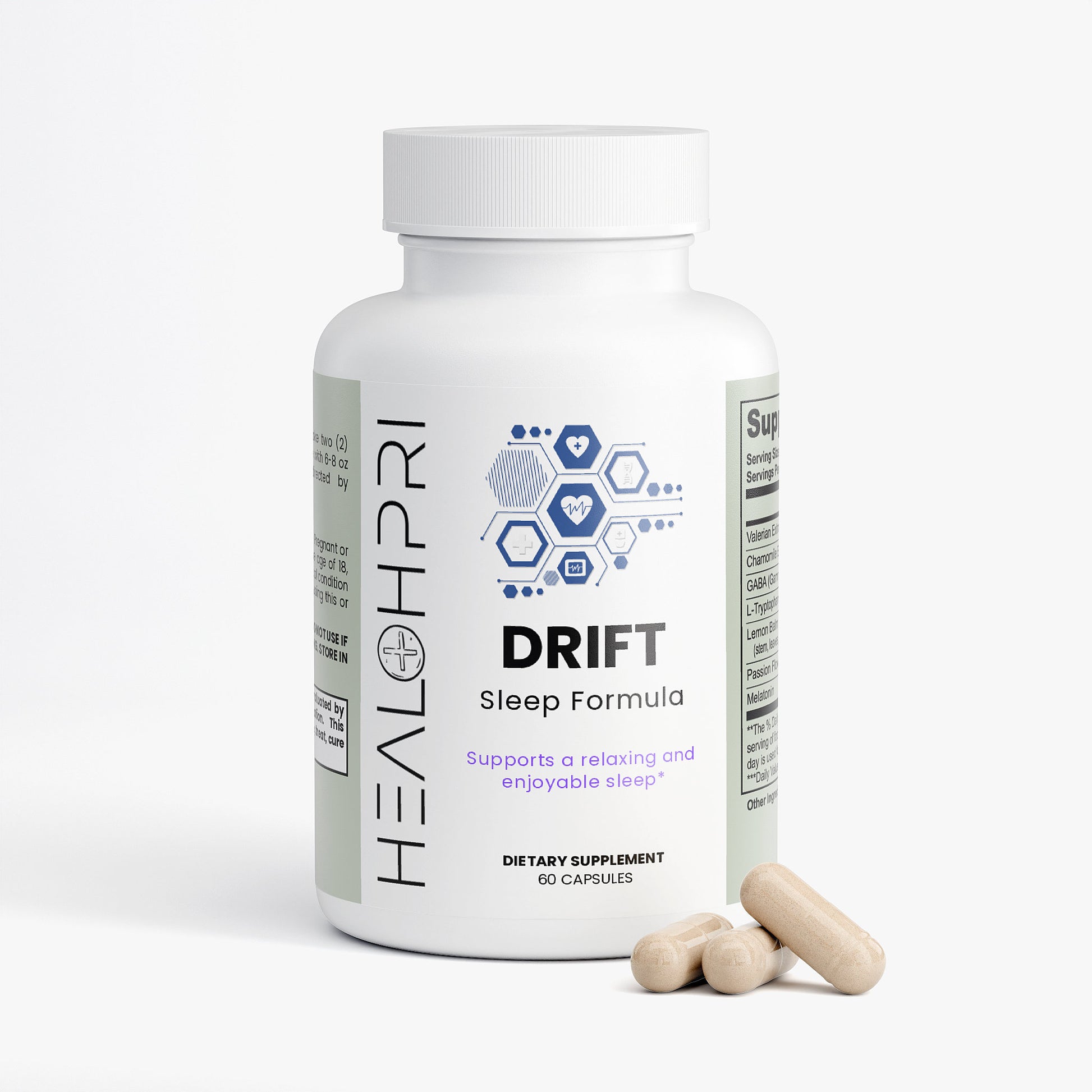 HEALTHPRI Drift, Sleep & Relaxation. 🌟Premium Ingredients🌟 - ✅ FREE USA SHIPPING ✅ - 😃Feel Great😃 Healthpri.com