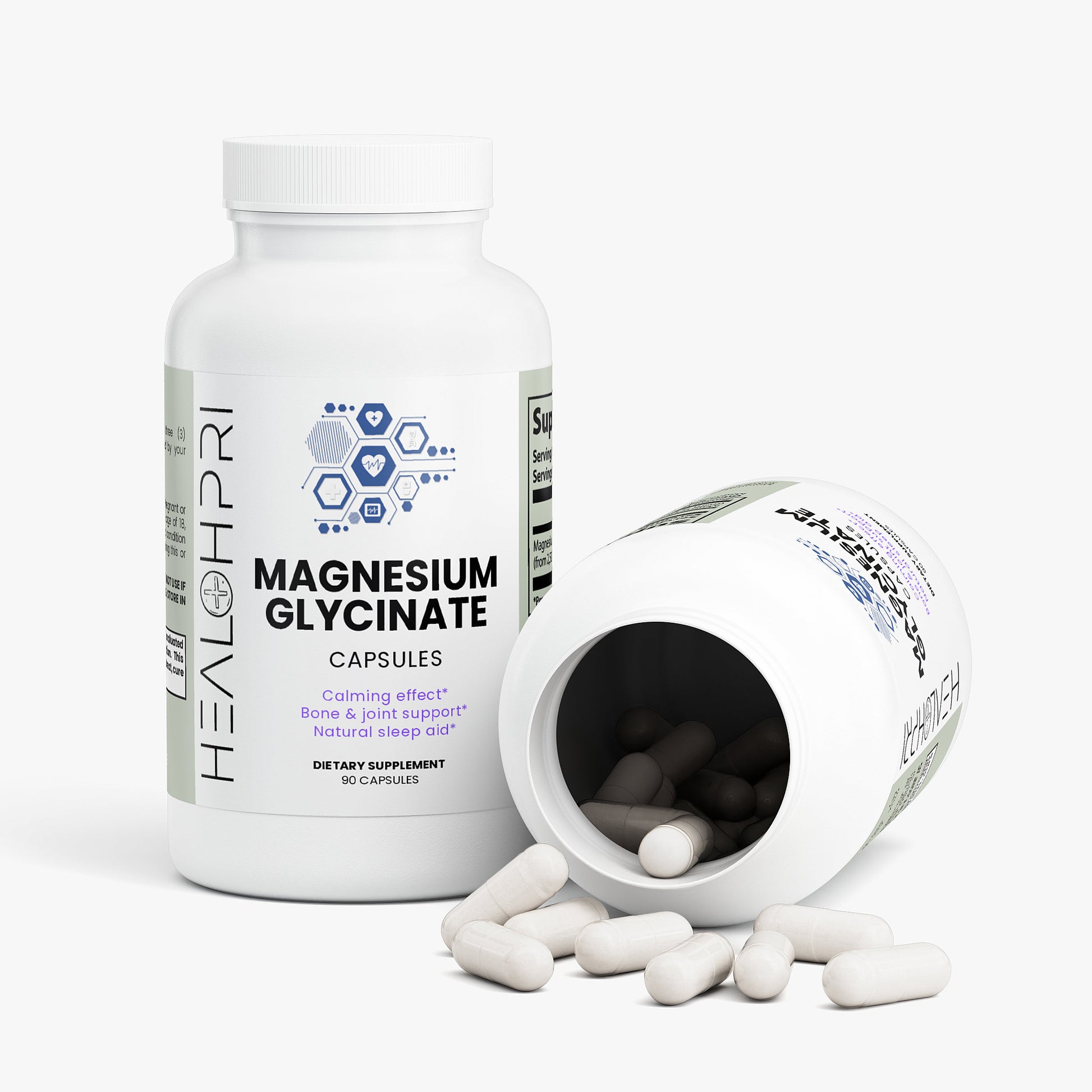 HEALTHPRI Magnesium Glycinate, Vitamins & Minerals. 🌟Premium Ingredients🌟 - ✅ FREE USA SHIPPING ✅ - 😃Feel Great😃 Healthpri.com