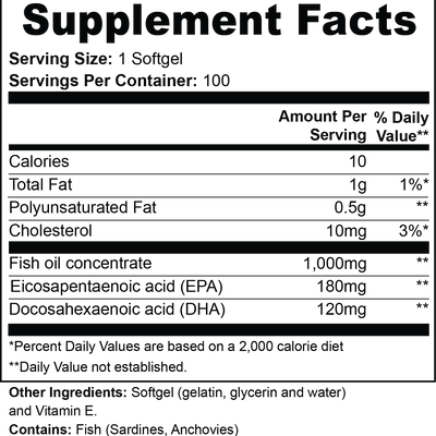 HEALTHPRI Omega-3 Essential EPA/DHA, Fish Oil & Omega Fatty Acids. 🌟Premium Ingredients🌟 - ✅ FREE USA SHIPPING ✅ - 😃Feel Great😃 Healthpri.com