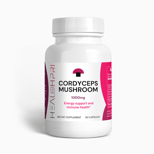 HEALTHPRI Cordyceps Mushroom, 🌿 Natural Extracts 🌿.   🌟Premium Ingredients🌟 - ✅ FREE USA SHIPPING ✅ - 😃Feel Great😃 Healthpri.com