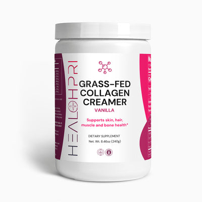HEALTHPRI Grass-Fed Collagen Creamer (Vanilla), Proteins & Blends.   🌟Premium Ingredients🌟 - ✅ FREE USA SHIPPING ✅ - 😃Feel Great😃 Healthpri.com