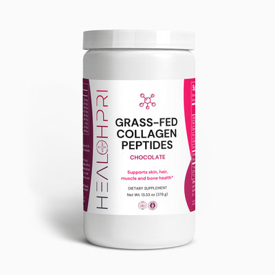 HEALTHPRI Grass-Fed Collagen Peptides Powder (Chocolate), Proteins & Blends.   🌟Premium Ingredients🌟 - ✅ FREE USA SHIPPING ✅ - 😃Feel Great😃 Healthpri.com