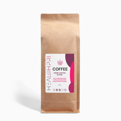 HEALTHPRI Organic Hemp Coffee Blend - Medium Roast 16oz, ☕️ Food & Beverages ☕️.   🌟Premium Ingredients🌟 - ✅ FREE USA SHIPPING ✅ - 😃Feel Great😃 Healthpri.com