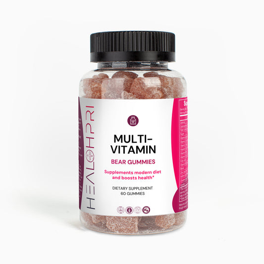 HEALTHPRI Multivitamin Bear Gummies (Adult), Vitamins & Minerals.   🌟Premium Ingredients🌟 - ✅ FREE USA SHIPPING ✅ - 😃Feel Great😃 Healthpri.com