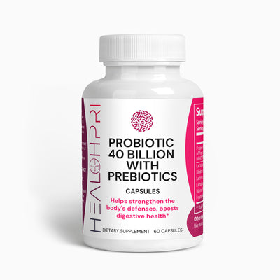 HEALTHPRI Probiotic 40 Billion with Prebiotics, Specialty Supplements.   🌟Premium Ingredients🌟 - ✅ FREE USA SHIPPING ✅ - 😃Feel Great😃 Healthpri.com