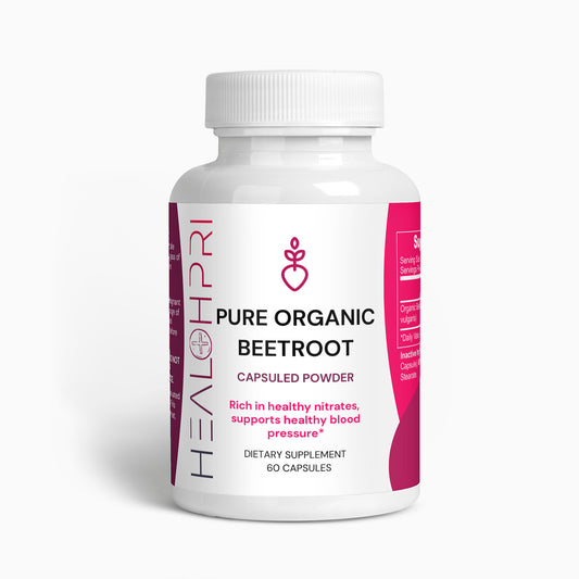 HEALTHPRI Pure Organic Beetroot, 🌿 Natural Extracts 🌿.   🌟Premium Ingredients🌟 - ✅ FREE USA SHIPPING ✅ - 😃Feel Great😃 Healthpri.com