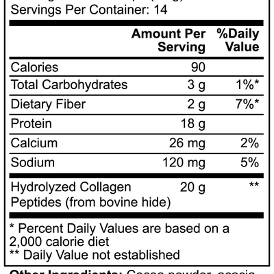HEALTHPRI Grass-Fed Collagen Peptides Powder (Chocolate), Proteins & Blends.   🌟Premium Ingredients🌟 - ✅ FREE USA SHIPPING ✅ - 😃Feel Great😃 Healthpri.com