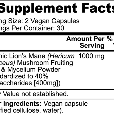 HEALTHPRI Lion's Mane Mushroom, 🌿 Natural Extracts 🌿.   🌟Premium Ingredients🌟 - ✅ FREE USA SHIPPING ✅ - 😃Feel Great😃 Healthpri.com